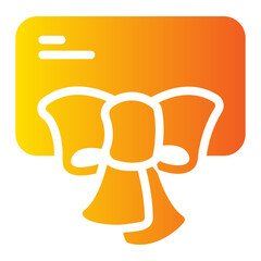 gift card Gradient icon