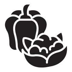vegetables Solid icon