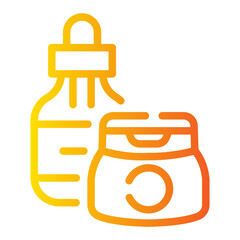 skincare Line Gradient Icon