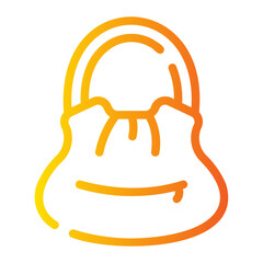 purse Line Gradient Icon