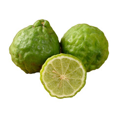Kaffir lime fruit, Organic ingredients in Thai cuisine 