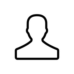 User icon vector. Profile symbol in trendy flat style. Profile vector icon illustration isolated on white background