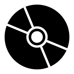 CD or DVD set icon. Disc icon, vector illustration