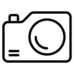 Photo camera vector icon