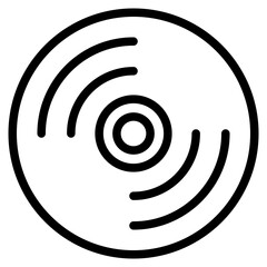 CD or DVD set icon. Disc icon, vector illustration