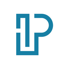 Monogram P design vector logo. Monogram initial letter mark P logo design. Monogram design vector logo. Monogram initial letter mark P logo design. Simple P monogram. Monogram P design logo