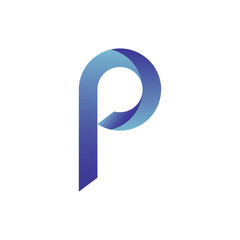 Monogram P design vector logo. Monogram initial letter mark P logo design. Monogram design vector logo. Monogram initial letter mark P logo design. Simple P monogram. Monogram P design logo