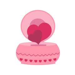 Love Music Box Illustration