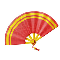 Chinese Fan 3D Icon