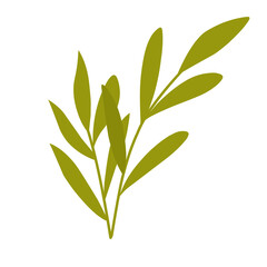 Green Leaves Element 