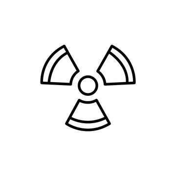 recommend clip art: Radiation outline icons, minimalist vector illustration ,simple transparent graphic element .Isolated on white background