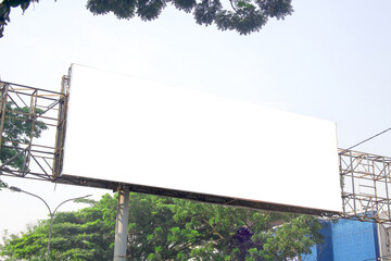 Blank frame local place billboards mockup for outdoor advertising 