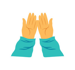 isra miraj prayer hands