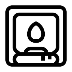 Lantern icon. Suitable use for Halloween decoration, horror poster, scary infographic and more