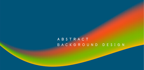 Fluid geometric vector background featuring dynamic liquid shapes, creating captivating abstract visual experience for wallpaper, banner, background, landing page, wall art, invitation, print, poster