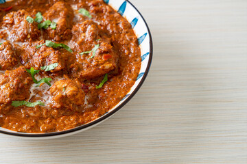chicken tikka masala spicy curry meat food