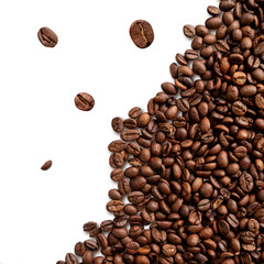 coffee beans on transparent background png