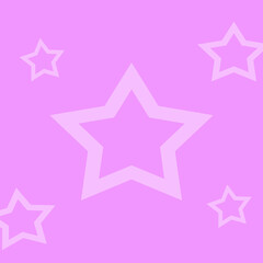 Obraz premium pink star background