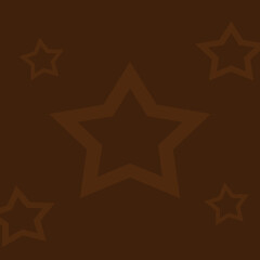 stars on brown background