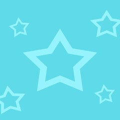 Obraz premium abstract turquoise star background
