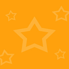 Obraz premium stars on orange background