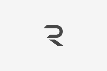 Illustration vector graphic of modern minimalist letter R. Good for logo