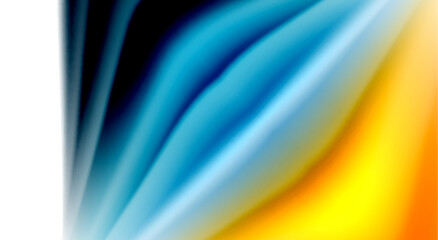 Color mixing liquid rainbow shape background