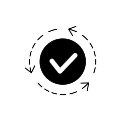 update concept line icon. Simple element illustration. update concept outline symbol design.