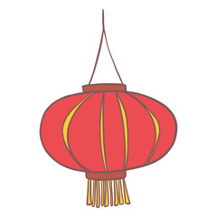 Decorated paper lantern PNG