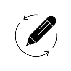 revision concept line icon. Simple element illustration. revision concept outline symbol design.