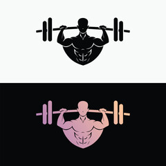 Gym logo,workout logo,dumbell logo,crossfit logo,fitness logo template - obrazy, fototapety, plakaty