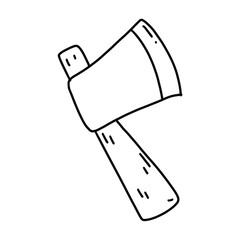 camping outline PNG transparent