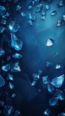 Sapphire Background Texture created with Generative AI Technology