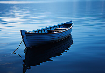 Obraz premium boat on the lake