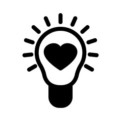 Obraz premium Love icon PNG