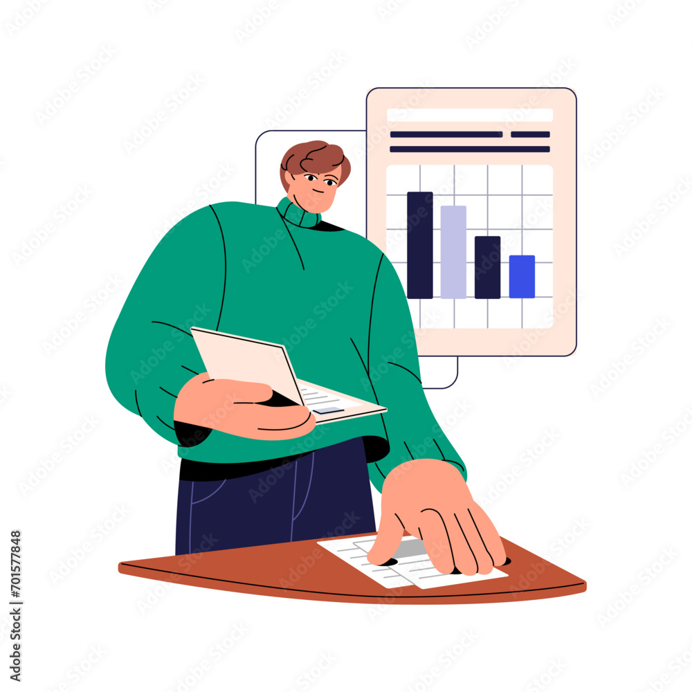 Poster marketing analysis. charts, diagrams, graphs with financial indicators, data. professional analyst c