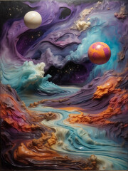 landscape with space