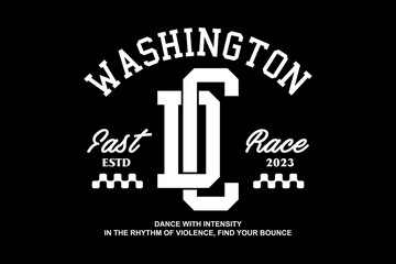 Creative streetwear graphic tee concept vector graphic design templates