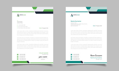 Professional And Modern Letterhead Design Business Letterhead Template Design