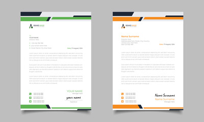 Professional And Modern Letterhead Design Business Letterhead Template Design