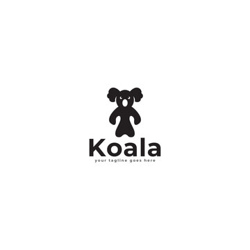 Unique Koala Logo Mascot Character Template