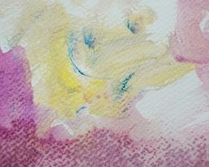 hand painted original impressionism brush stroke watercolor  painting abstract expressionism background for design