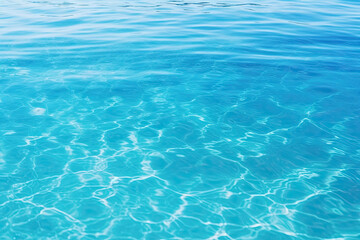 Fototapeta na wymiar Calm clear blue sea water background. Blue azure sea water texture.