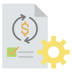 Financial Planning Flat Icon