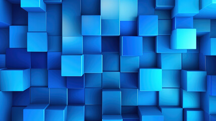 Blue Abstract Background Generative Ai