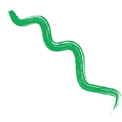 Colored Abstract Grunge Paint Brush Stroke Design Element