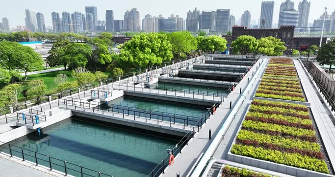 sewage treatment plant