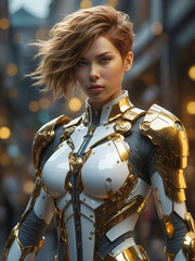 Cyber Anime Woman