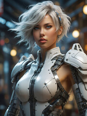 Cyber Anime Woman