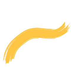 Colored Abstract Grunge Paint Brush Stroke Design Element